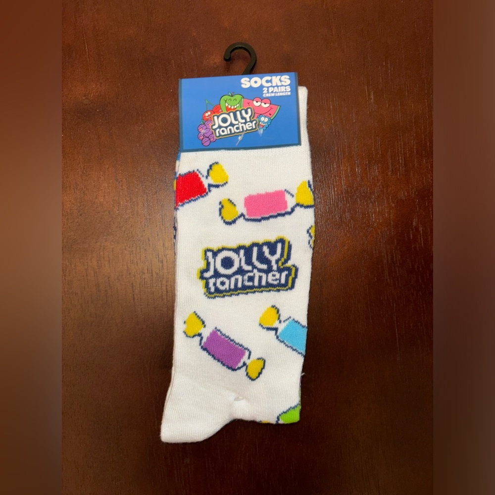 JOLLY RANCHER NOVELTY CREW SOCKS NWT MEN’S SHOE SIZE 8-12